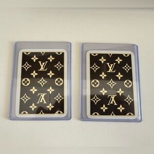 Louis Vuitton Black and Gold Card Set